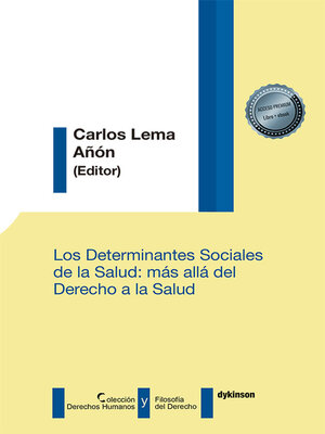 cover image of Los determinantes sociales de la salud